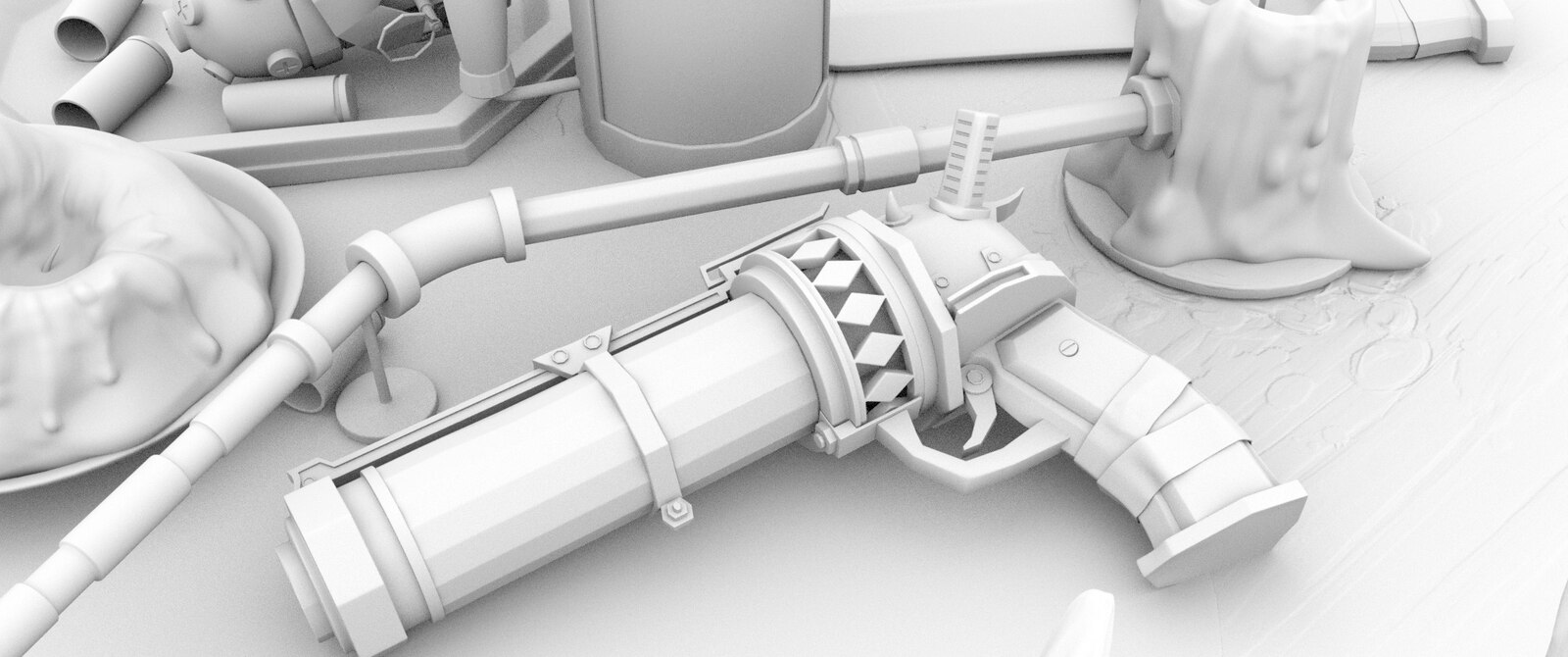 Passe Ambient Occlusion du pistolet de Jinx
