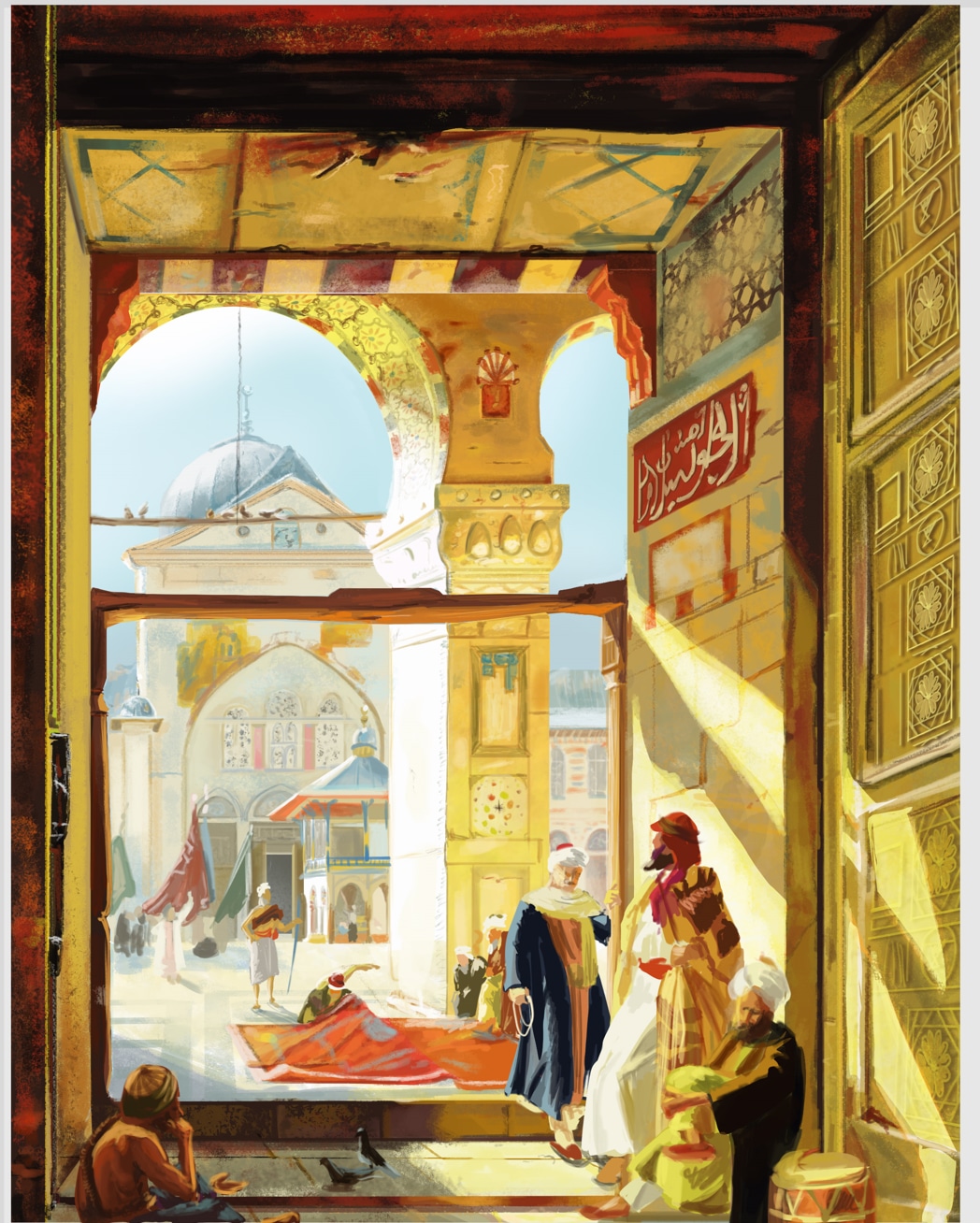 Étude d'inspiration orientaliste